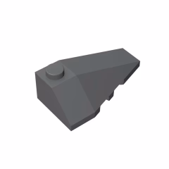 GOBRICKS GDS-754 Wedge 4 x 2 Triple Right - YWOBB