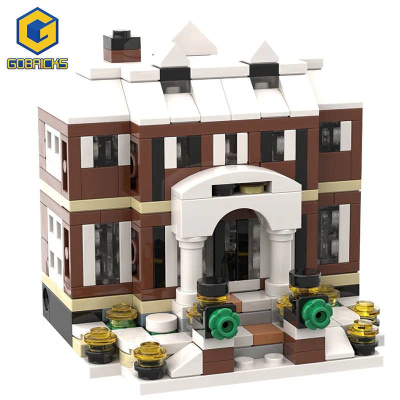 GOBRICKS MOC 125387 Mini 21330 Home Alone House - YWOBB