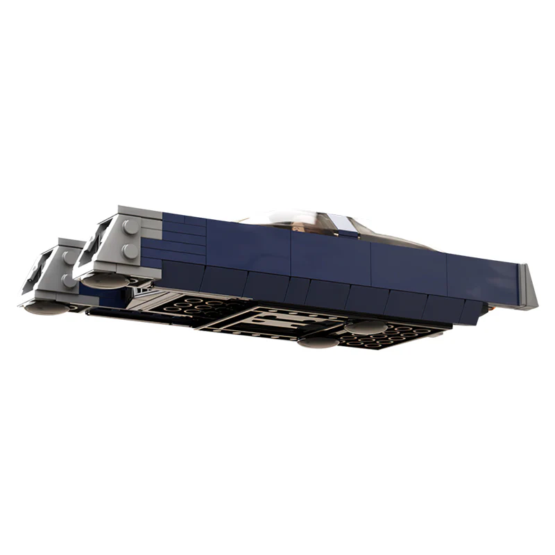 GOBRICKS MOC 122725 PiXEL-DANs CORUSCANT SPEEDER - YWOBB