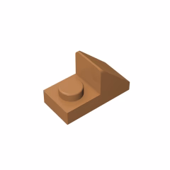 GOBRICKS GDS-832 Slope 45 2 x 1 with 2/3 Cutout - YWOBB