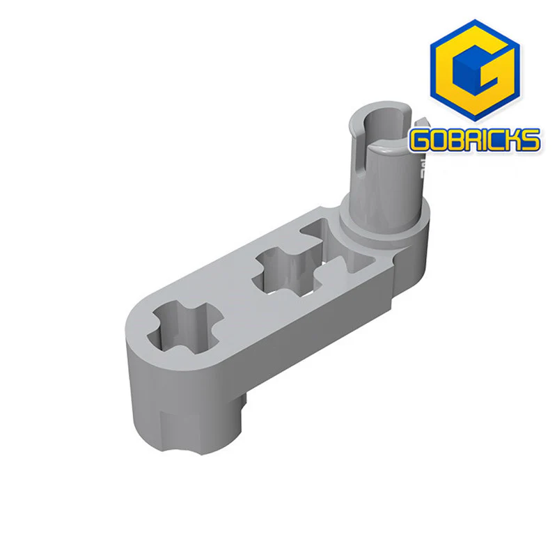 GOBRICKS GDS-966 Modified Crank / Pin 1 x 3 - Axle Holes - YWOBB