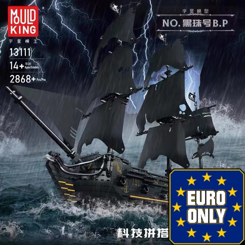 Mould King 13111 Black Pearl OVP EU Warehouse Version - YWOBB