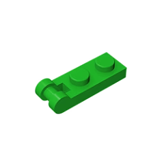 GOBRICKS GDS-646 Modified 1 x 2 with Bar Handle on End - Closed Ends - YWOBB