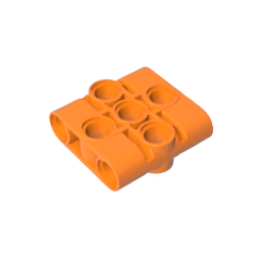 GOBRICKS GDS-1537 Pin Connector Block Liftarm 1 x 3 x 3 - YWOBB