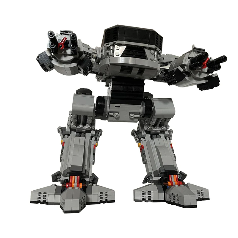 GOBRICKS MOC 83742 UCS scale ED-209 - YWOBB