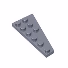 GOBRICKS GDS-551  Plate 6 x 3 Left - YWOBB