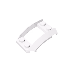 GOBRICKS GDS-1508 Wedge 4 x 3 Open with Cutout and 4 Studs - YWOBB