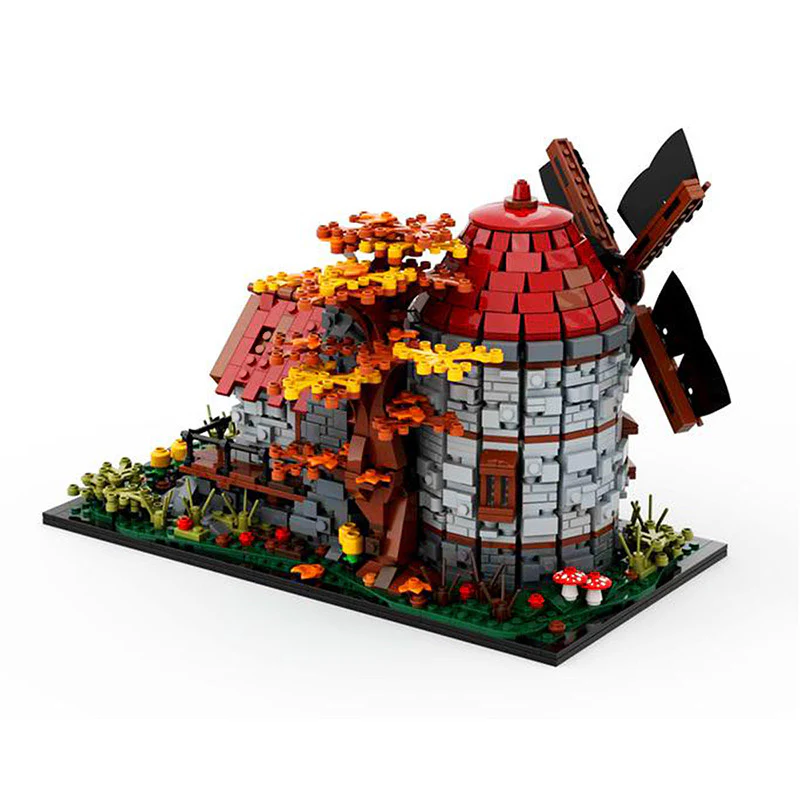 MOC 58912 Medieval Windmill - YWOBB