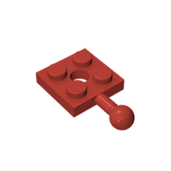 GOBRICKS GDS-1052 Modified 2 x 2 with Tow Ball and Hole - YWOBB