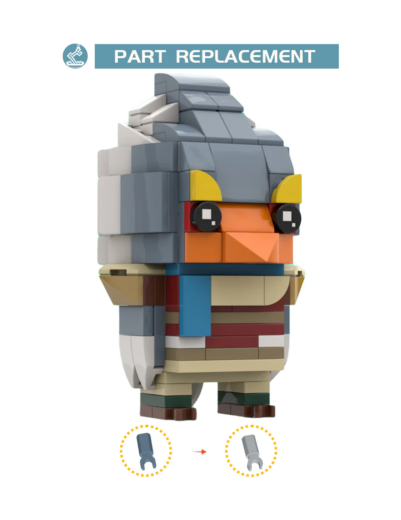 MOC 63884 Revali (Breath of the Wild) Brickheadz - YWOBB