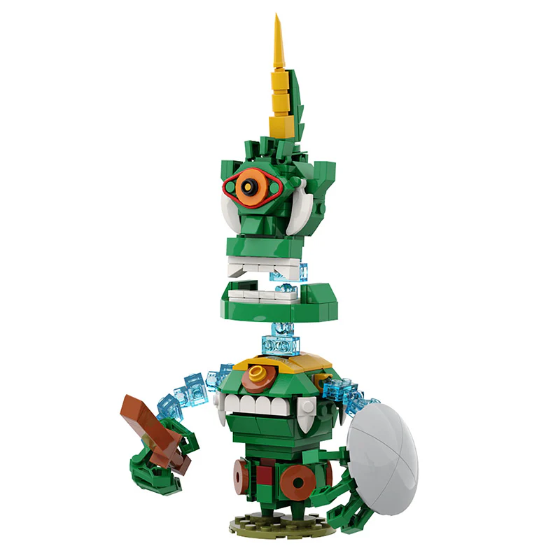 GOBRICKS MOC A1024Y01 Golem Guard-Shield Soldier - YWOBB