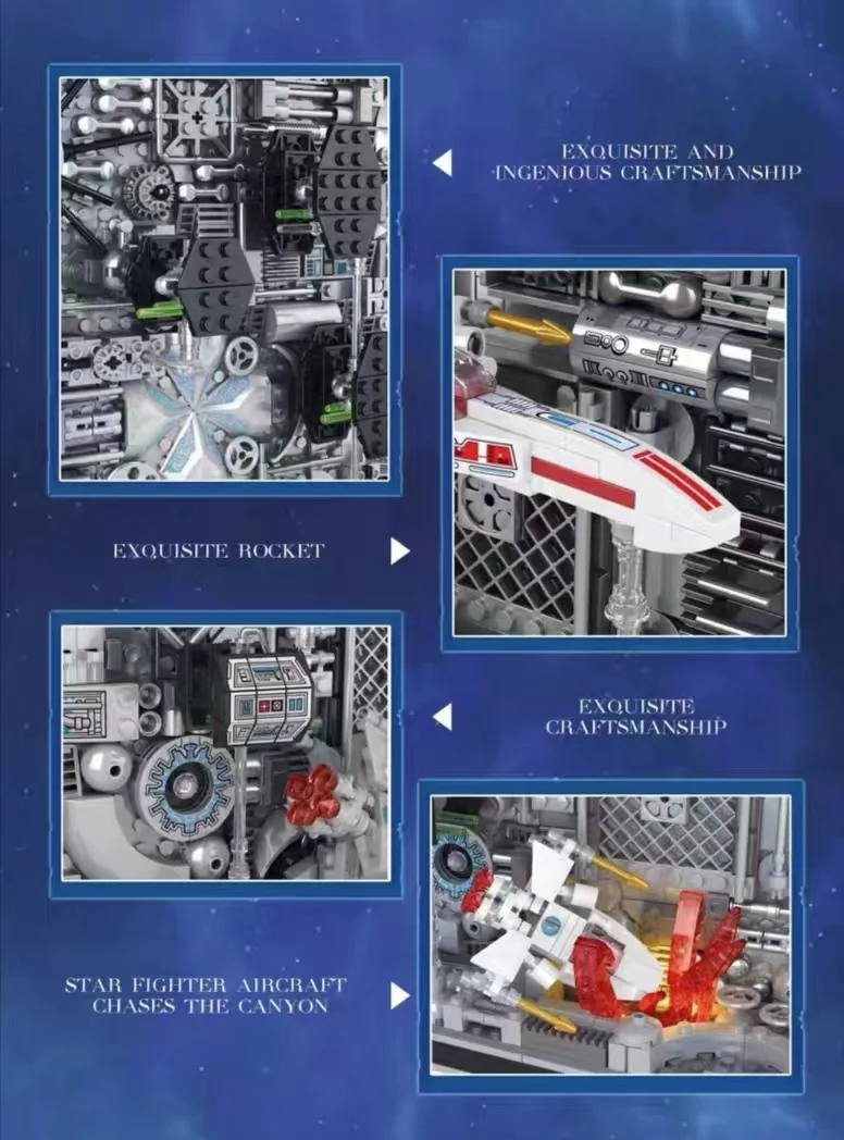 Reobrix 66030 Star Revenge Planet Book with Lights - YWOBB