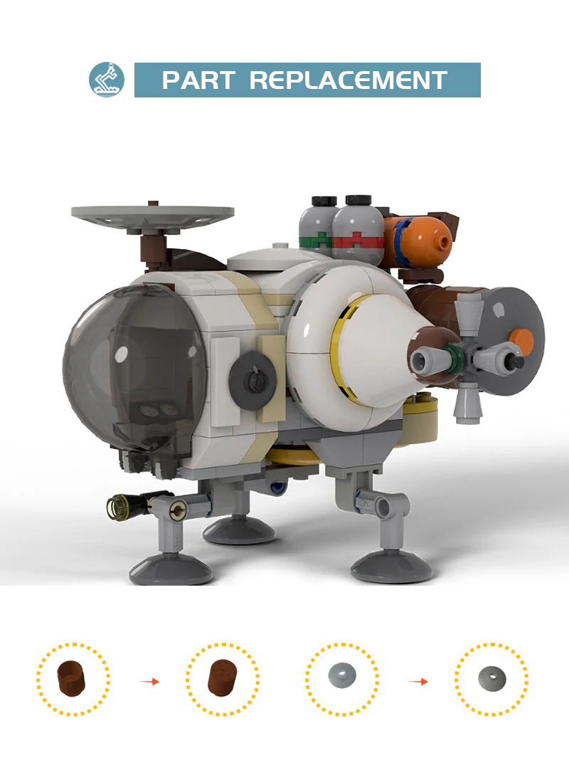 MOC C9196 Outer Wilds Ship - YWOBB