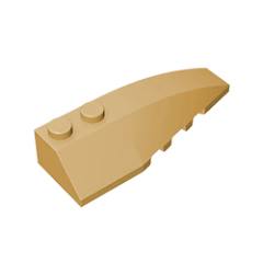 GOBRICKS GDS-745 Wedge 6 x 2 Right - YWOBB