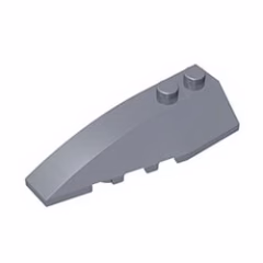 GOBRICKS GDS-744 Wedge 6 x 2 Left - YWOBB