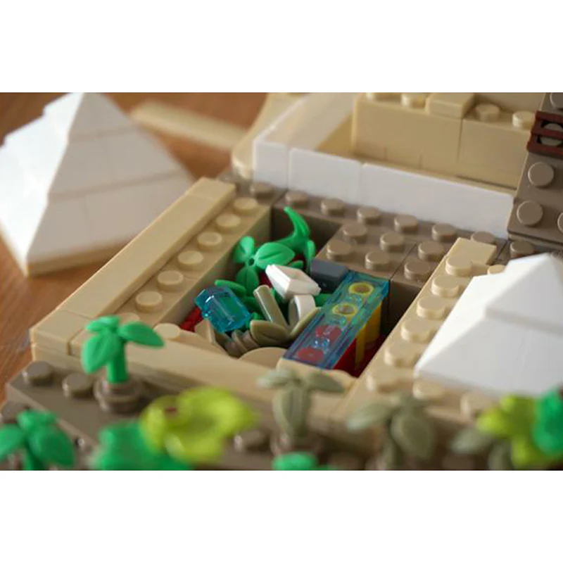 GOBRICKS MOC 116457 Building of the Great Pyramid - YWOBB