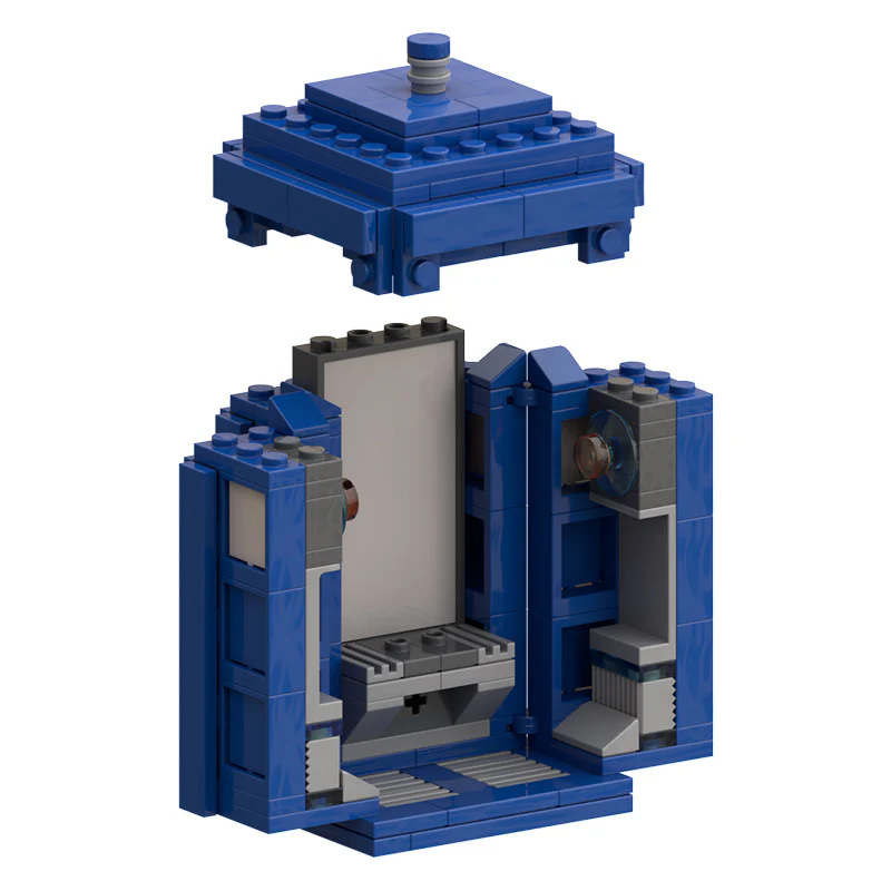 MOC C9095 Doctor Who Phone Booth - YWOBB
