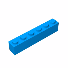 GOBRICKS GDS-535 Brick 1 x 6 - YWOBB