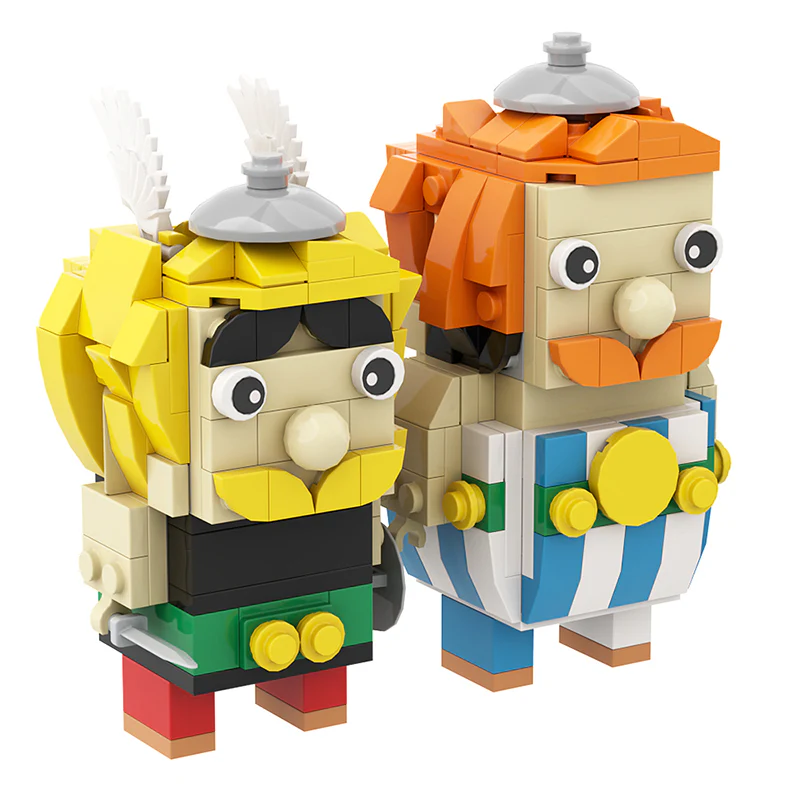 GOBRICKS MOC 16306 Asterix and Obelix Brickheadz - YWOBB