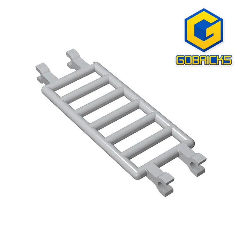 GOBRICKS GDS-987 Bar 7 x 3 with 4 Clips - YWOBB