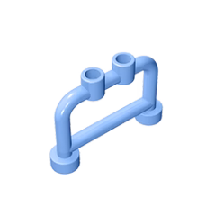 GOBRICKS GDS-728 Bar 1 x 4 x 2 with Studs - YWOBB