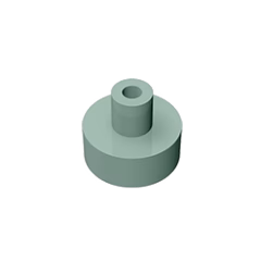 GOBRICKS GDS-1291 Round 1 x 1 with Bar and Pin Holder - YWOBB