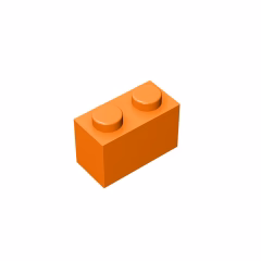 GOBRICKS GDS-532 Brick 1 x 2 - YWOBB