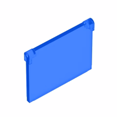 GOBRICKS GDS-878 Glass for Window 1 x 4 x 3 - Opening - YWOBB