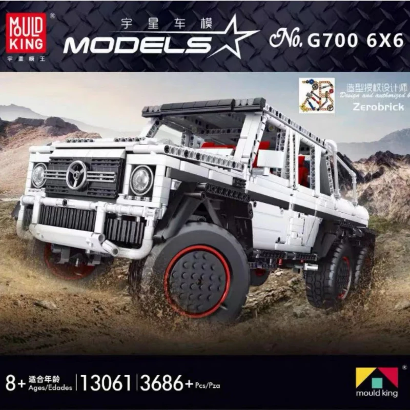 Mould King 13061 Mercedes-Benz G63 6x6 1:10 OVP US Warehouse Version - YWOBB