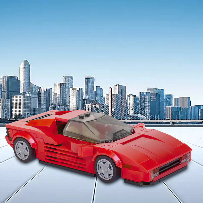GOBRICKS MOC 57875 Ferrari Testarossa - YWOBB
