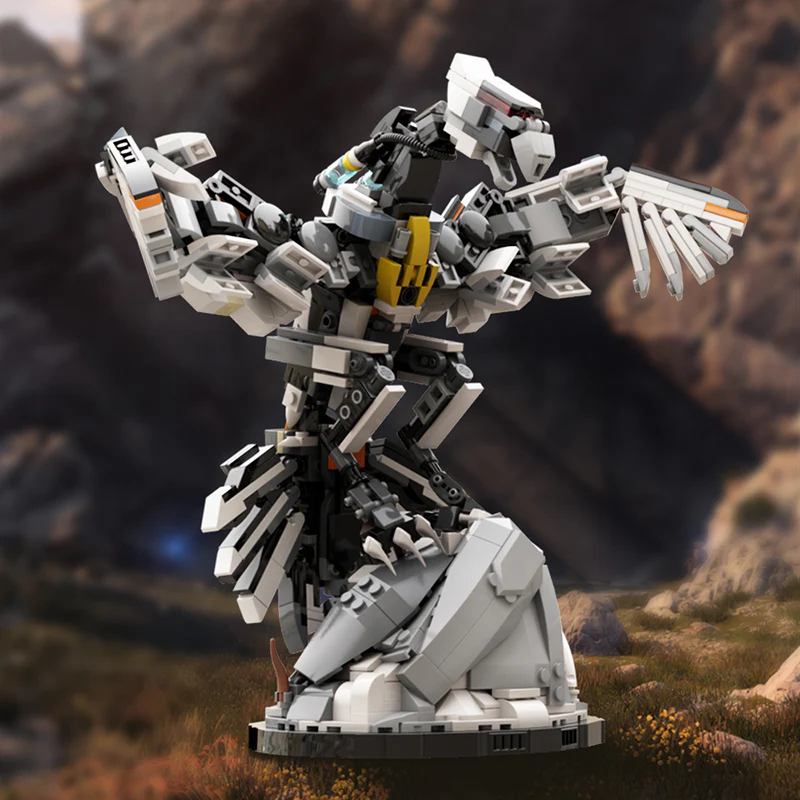 GOBRICKS MOC 117996 Horizon Zero Dawn Stormbird with Stand - YWOBB