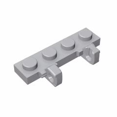 GOBRICKS GDS-894 Hinge Plate 1 x 4 Locking Dual 1 Fingers on Side - YWOBB