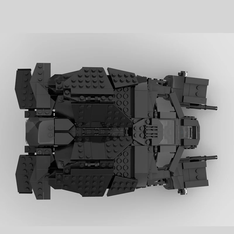 GOBRICKS MOC 123989 The Bat-the Dark Knight Batwing - YWOBB