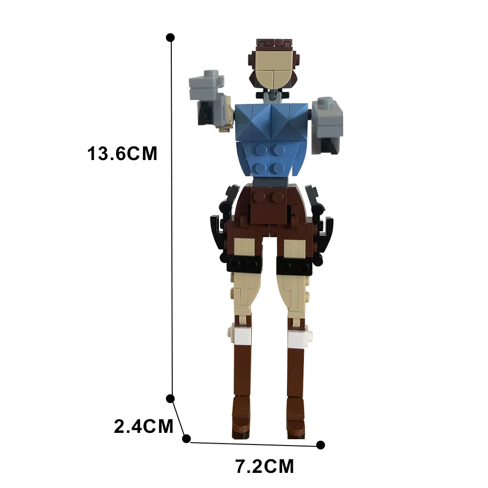 GOBRICKS MOC 119244 Lara Croft - YWOBB