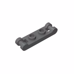 GOBRICKS GDS-734  Modified 1 x 2 with Bar Handles on Ends - Closed Ends - YWOBB
