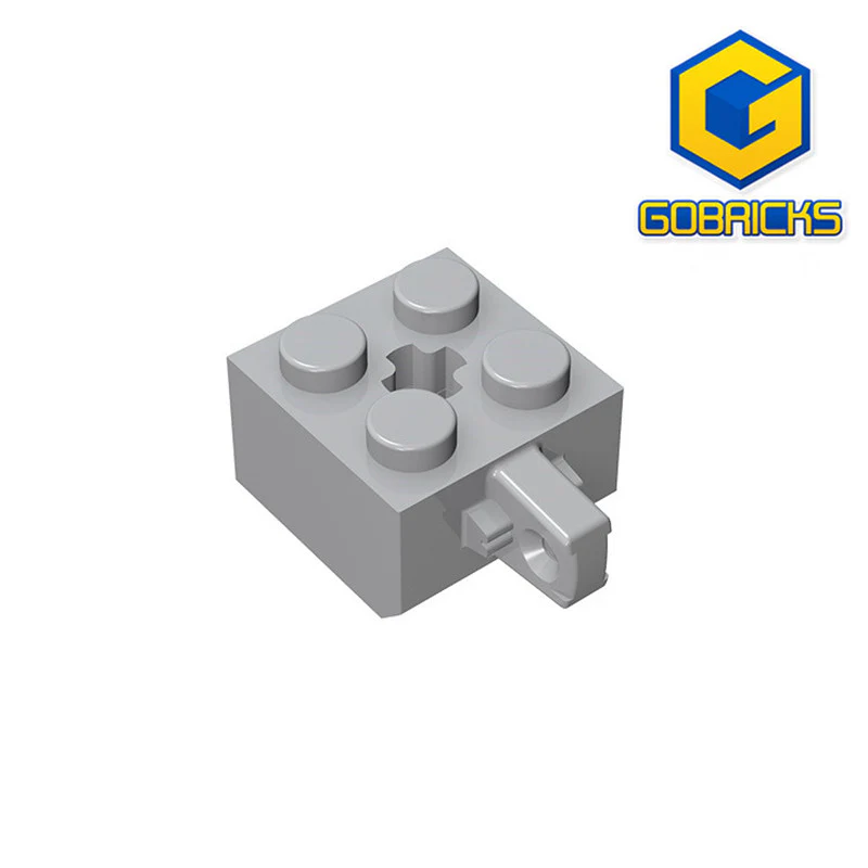 GOBRICKS GDS-1082 Hinge Brick 2 x 2 Locking with 1 Finger Vertical - YWOBB