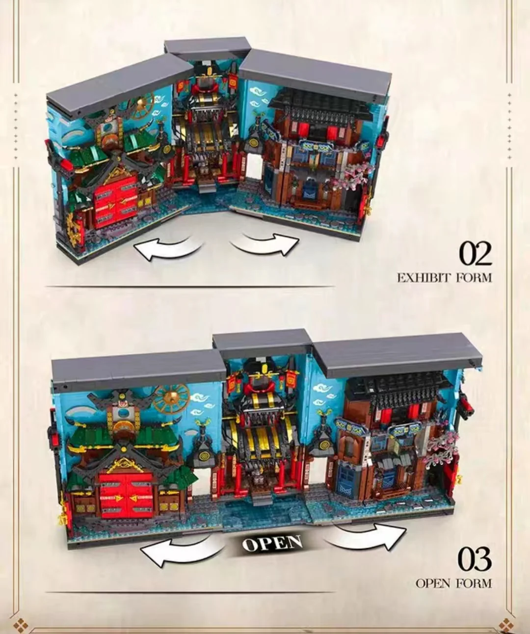 Reobrix 66029 The Book of Ninja World with Lights - YWOBB