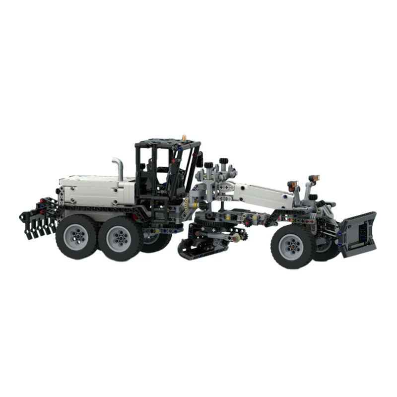 GOBRICKS MOC 184333 Mechanical Grader - YWOBB