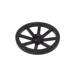 GOBRICKS GDS-2221 Wheel Wagon Large 33mm D. - YWOBB