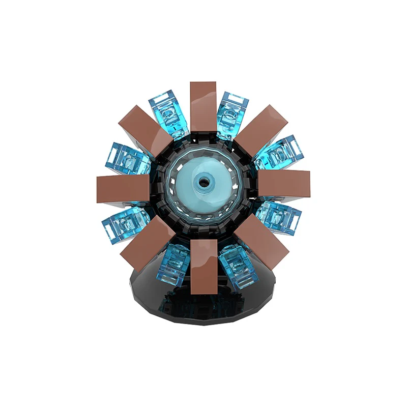 GOBRICKS MOC 169245 Iron Man: Mk 1 Arc Reactor - YWOBB
