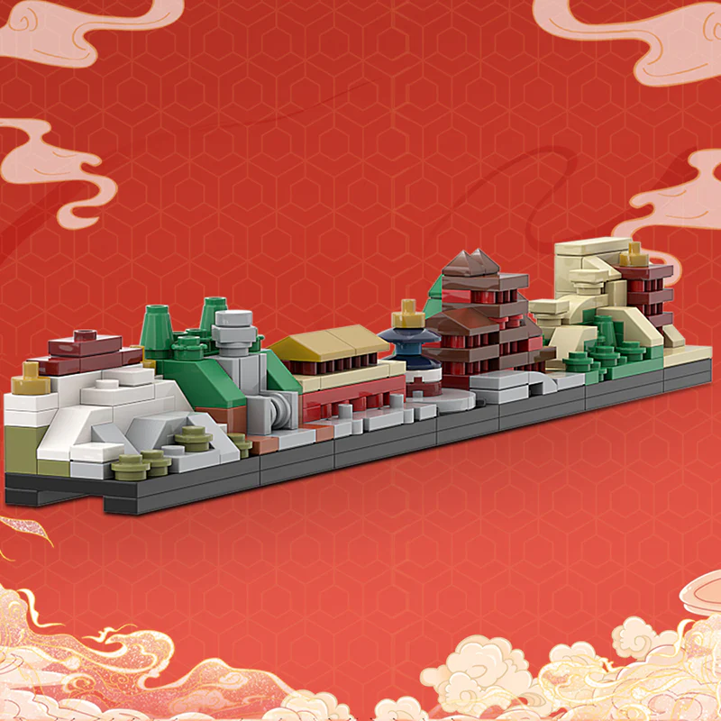 GOBRICKS MOC A0162Y01 China Skyline A - YWOBB