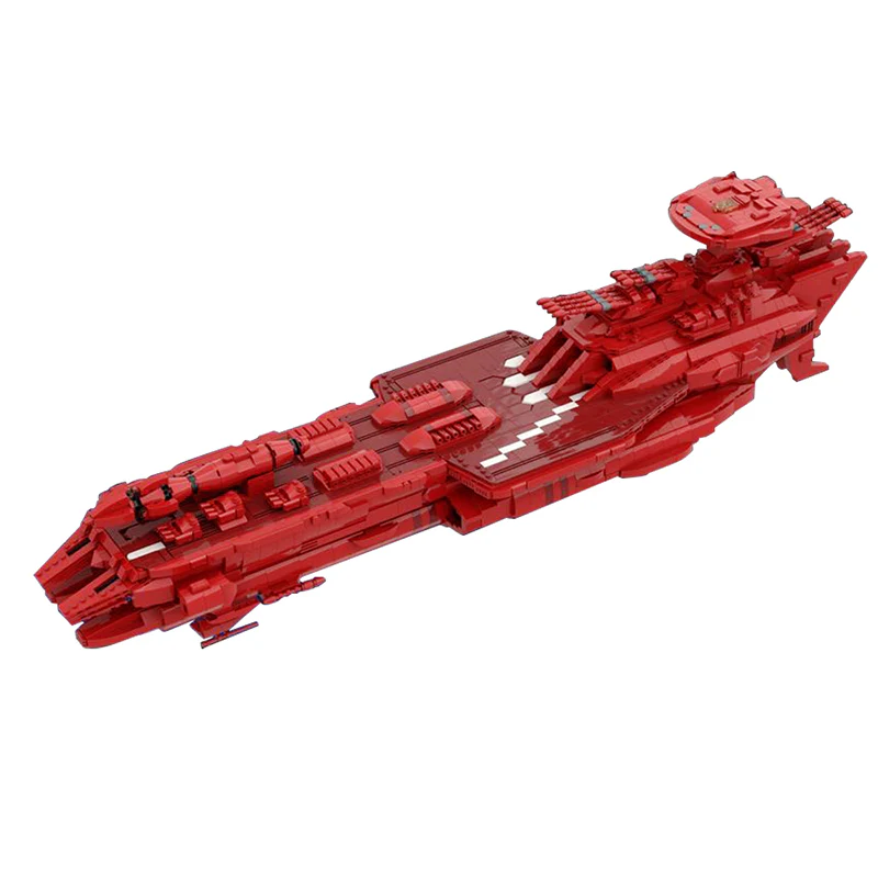 GOBRICKS MOC 128317 Great Imperial Garmilas Deusula the 3rd - Space Battleship Yamato 2205 - YWOBB