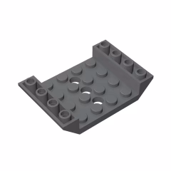 GOBRICKS GDS-684  Inverted 45 6 x 4 Double with 4 x 4 Cutout and 3 Holes - YWOBB