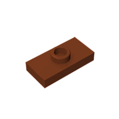 GOBRICKS GDS-803  Modified 1 x 2 with 1 Stud with Groove and Bottom Stud Holder - YWOBB