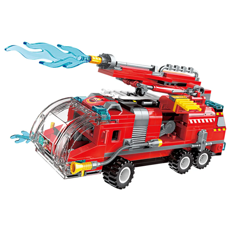 Qman 1805 Fire truck 8 in 1 - YWOBB