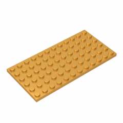 GOBRICKS GDS-526 Plate 6 x 12 - YWOBB