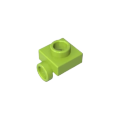 GOBRICKS GDS-90190 Plate 1 x 1 side with Open Stud - YWOBB