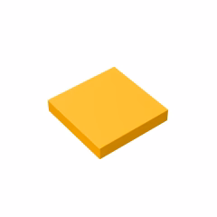 GOBRICKS GDS-561 Tile 2 x 2 - YWOBB