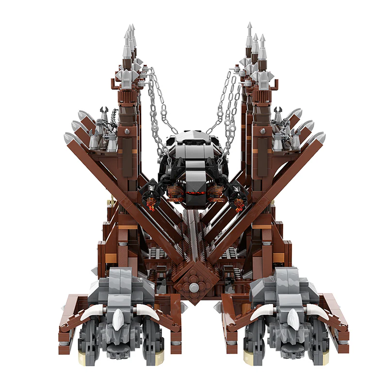 GOBRICKS MOC 135811 Battering ram-Grond - YWOBB
