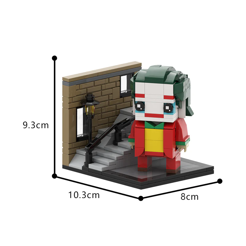 GOBRICKS MOC A0672 Clown 2 �?Staircase Clown - YWOBB